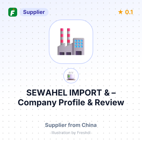 SEWAHEL IMPORT & – summary card, no photo uploaded yet