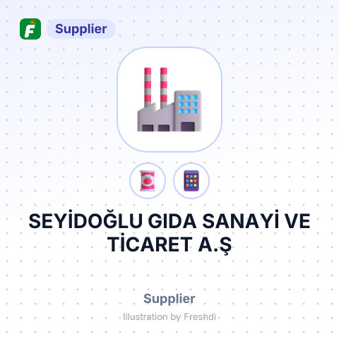 SEYİDOĞLU GIDA SANAYİ VE TİCARET A.Ş – summary card, no photo uploaded yet