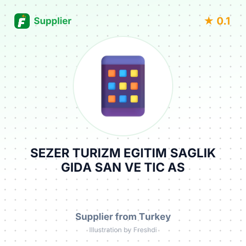 SEZER TURIZM EGITIM SAGLIK GIDA SAN VE TIC AS – summary card, no photo uploaded yet