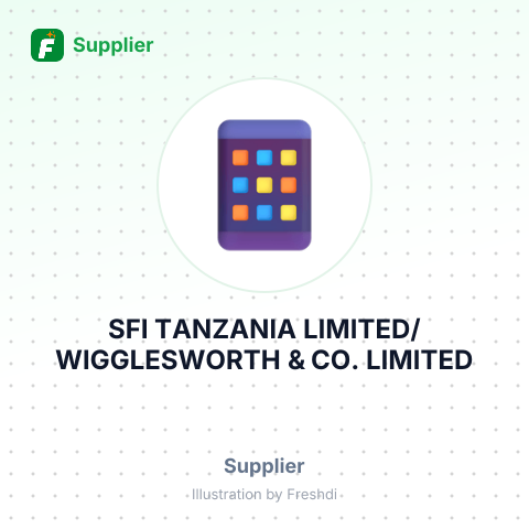 SFI TANZANIA LIMITED/WIGGLESWORTH & CO. LIMITED – summary card, no photo uploaded yet