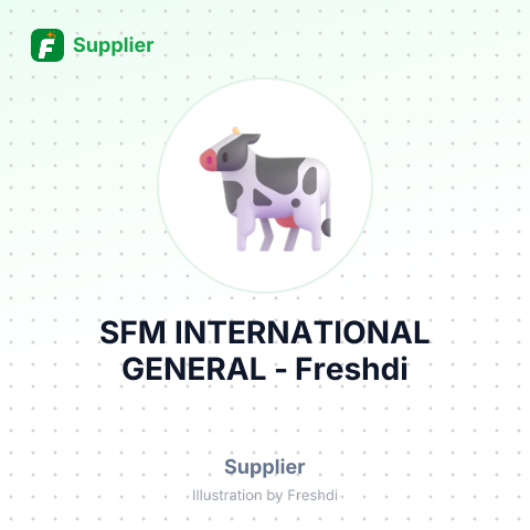 SFM INTERNATIONAL GENERAL – summary card, no photo uploaded yet