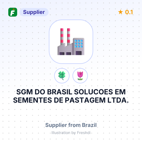 SGM DO BRASIL SOLUCOES EM SEMENTES DE PASTAGEM LTDA. – summary card, no photo uploaded yet