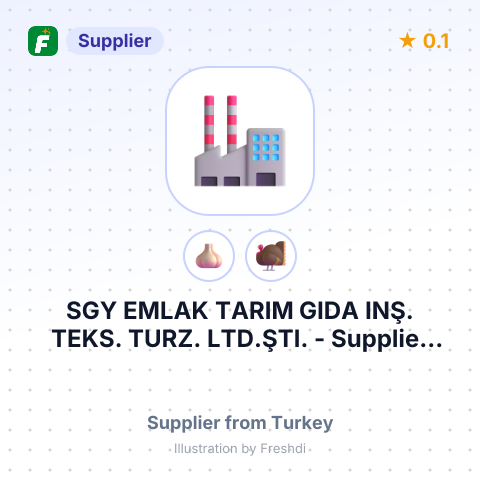 SGY EMLAK TARIM GIDA INŞ. TEKS. TURZ. LTD.ŞTI. – summary card, no photo uploaded yet