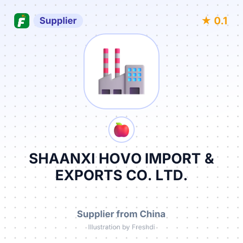 SHAANXI HOVO IMPORT & EXPORTS CO., LTD. – summary card, no photo uploaded yet
