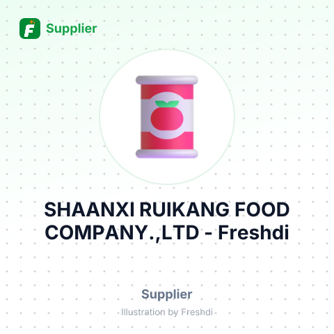 SHAANXI RUIKANG FOOD COMPANY.,LTD – summary card, no photo uploaded yet