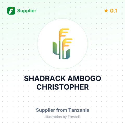 SHADRACK AMBOGO CHRISTOPHER – summary card, no photo uploaded yet