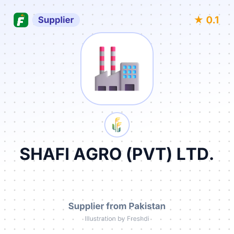 SHAFI AGRO (PVT) LTD. – summary card, no photo uploaded yet