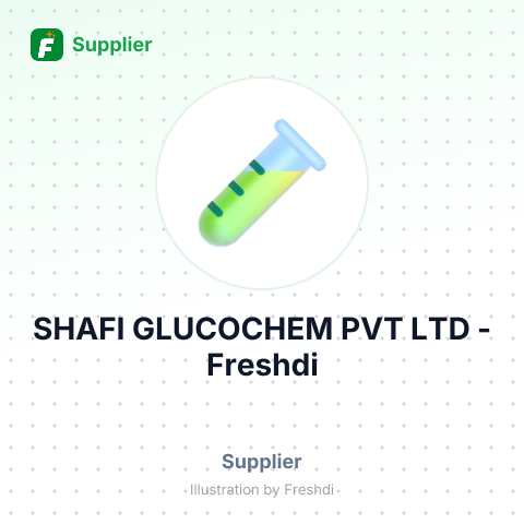 SHAFI GLUCOCHEM PVT LTD – summary card, no photo uploaded yet