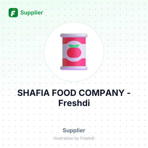 SHAFIA FOOD COMPANY – summary card, no photo uploaded yet