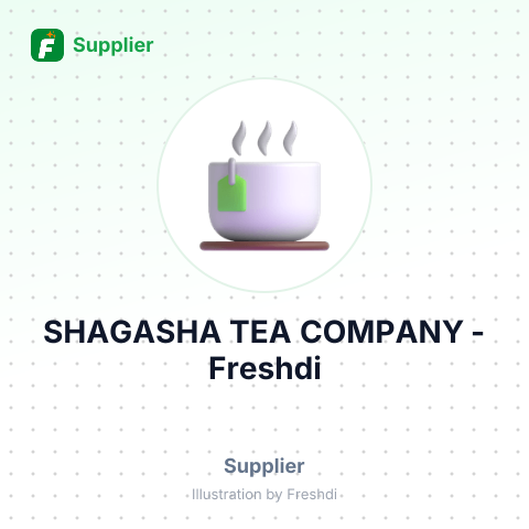 SHAGASHA TEA COMPANY – summary card, no photo uploaded yet