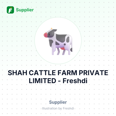 SHAH CATTLE FARM PRIVATE LIMITED – summary card, no photo uploaded yet
