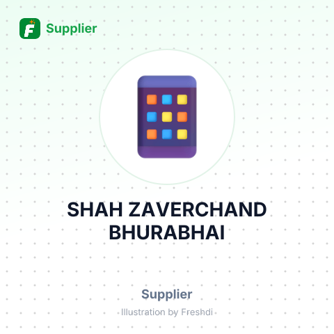 SHAH ZAVERCHAND BHURABHAI – summary card, no photo uploaded yet