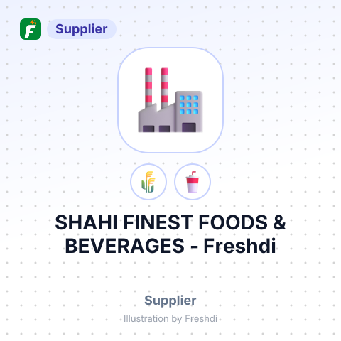SHAHI FINEST FOODS & BEVERAGES – summary card, no photo uploaded yet