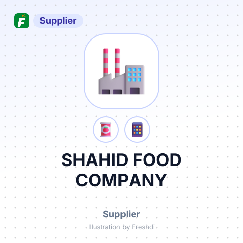 SHAHID FOOD COMPANY – summary card, no photo uploaded yet