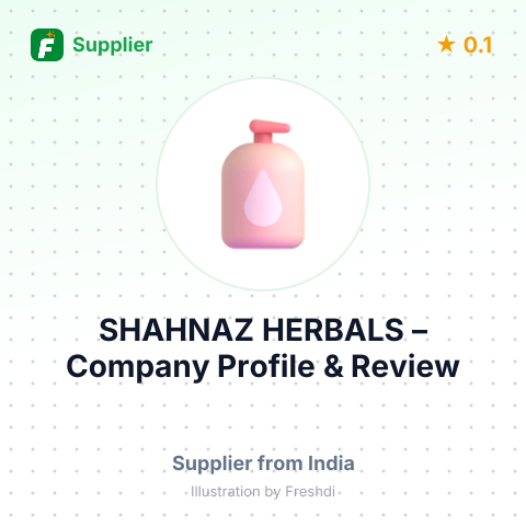SHAHNAZ HERBALS – summary card, no photo uploaded yet