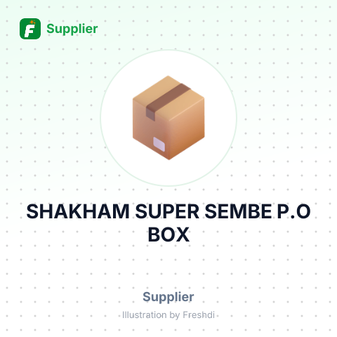 SHAKHAM SUPER SEMBE P.O BOX – summary card, no photo uploaded yet