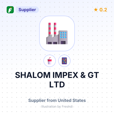 SHALOM IMPEX & GT LTD – summary card, no photo uploaded yet