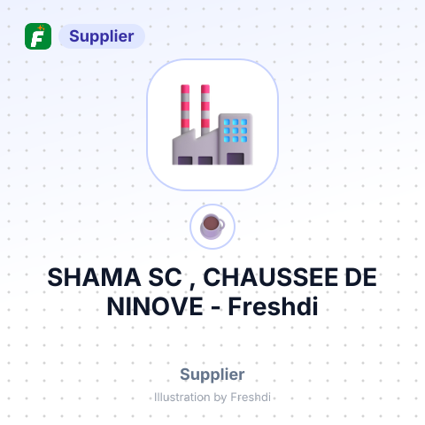 SHAMA SC , CHAUSSEE DE NINOVE – summary card, no photo uploaded yet