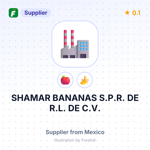 SHAMAR BANANAS S.P.R. DE R.L. DE C.V. – summary card, no photo uploaded yet