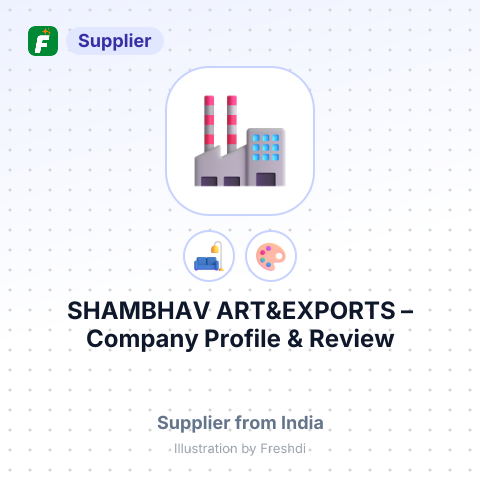 SHAMBHAV ART&EXPORTS – summary card, no photo uploaded yet