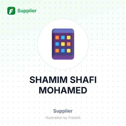 SHAMIM SHAFI MOHAMED – summary card, no photo uploaded yet