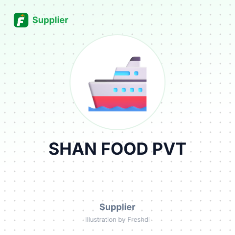 SHAN FOOD PVT – summary card, no photo uploaded yet