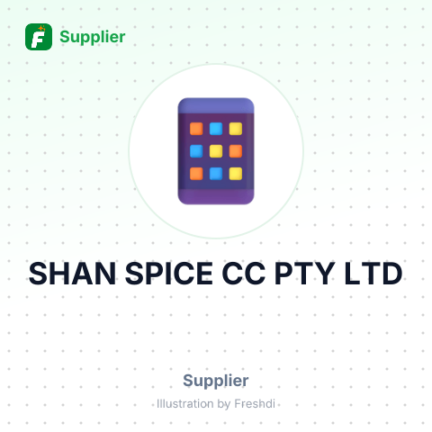 SHAN SPICE CC PTY LTD – summary card, no photo uploaded yet