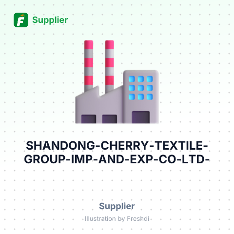 SHANDONG CHERRY TEXTILE GROUP IMP AND EXP CO.,LTD. – summary card, no photo uploaded yet