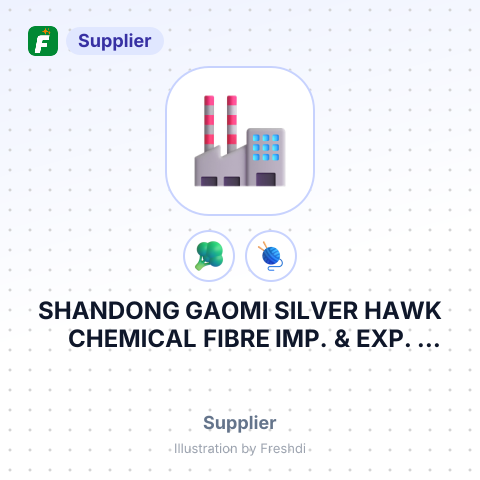 SHANDONG GAOMI SILVER HAWK CHEMICAL FIBRE IMP. & EXP. CO.,LTD – summary card, no photo uploaded yet