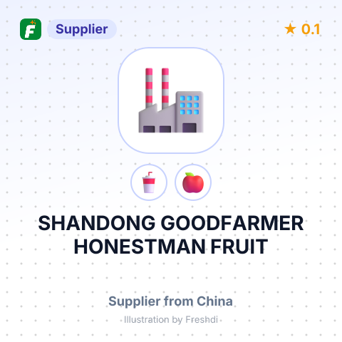 SHANDONG GOODFARMER HONESTMAN FRUIT – summary card, no photo uploaded yet
