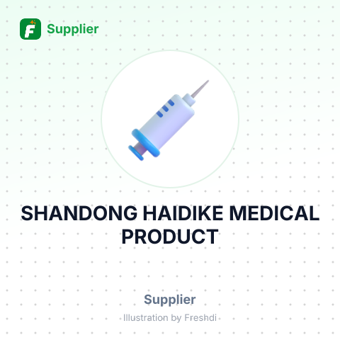 SHANDONG HAIDIKE MEDICAL PRODUCT – summary card, no photo uploaded yet