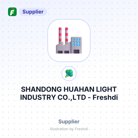 SHANDONG HUAHAN LIGHT INDUSTRY CO.,LTD – summary card, no photo uploaded yet