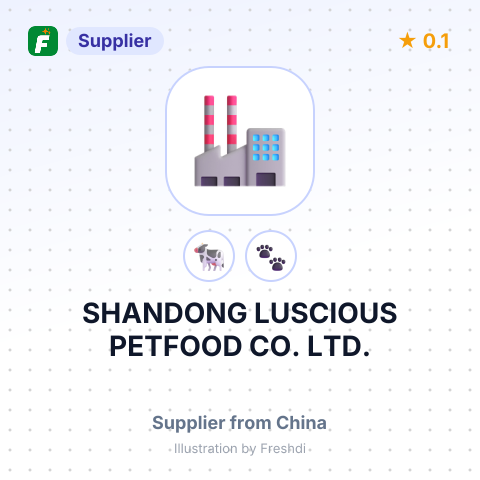 SHANDONG LUSCIOUS PETFOOD CO. LTD. – summary card, no photo uploaded yet