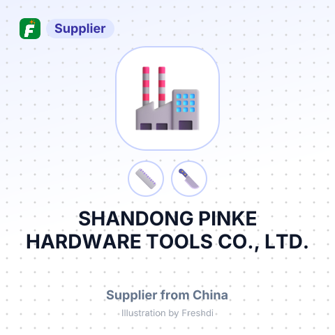 SHANDONG PINKE HARDWARE TOOLS CO., LTD. – summary card, no photo uploaded yet
