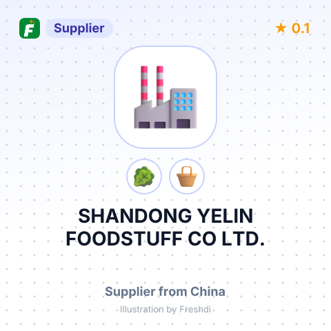 SHANDONG YELIN FOODSTUFF CO LTD. – summary card, no photo uploaded yet
