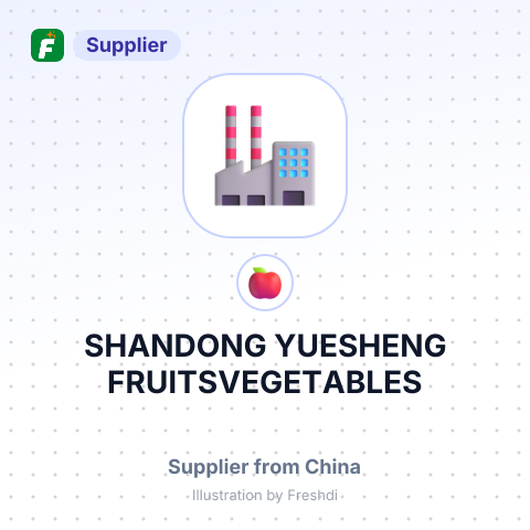 SHANDONG YUESHENG FRUITSVEGETABLES – summary card, no photo uploaded yet
