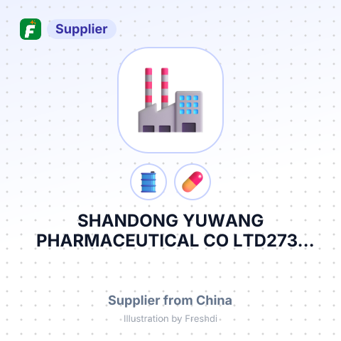 SHANDONG YUWANG PHARMACEUTICAL CO LTD2731 TONGQU ROAD YUCHENG CITY DEZHANDONG CHINA – summary card, no photo uploaded yet