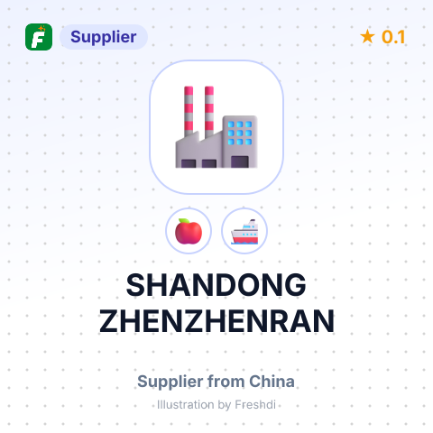 SHANDONG ZHENZHENRAN – summary card, no photo uploaded yet