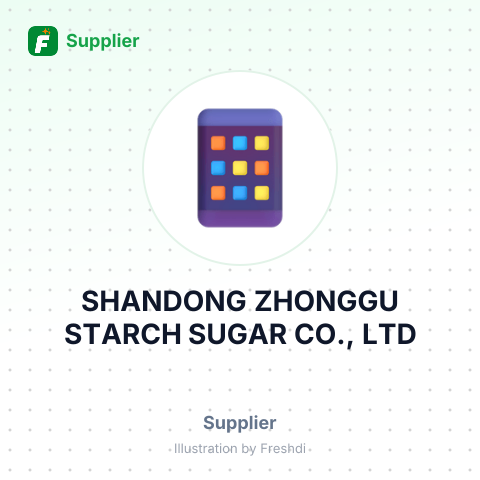 SHANDONG ZHONGGU STARCH SUGAR CO., LTD – summary card, no photo uploaded yet