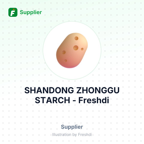 SHANDONG ZHONGGU STARCH – summary card, no photo uploaded yet