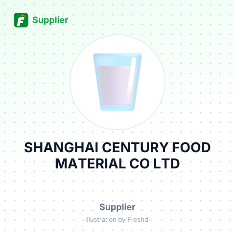 SHANGHAI CENTURY FOOD MATERIAL CO LTD – summary card, no photo uploaded yet
