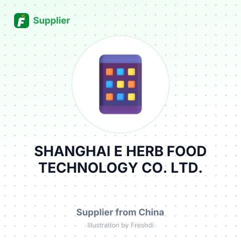 SHANGHAI E HERB FOOD TECHNOLOGY CO. LTD. – summary card, no photo uploaded yet