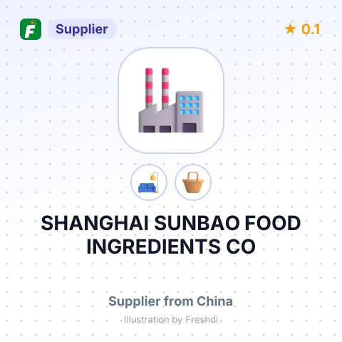 SHANGHAI SUNBAO FOOD INGREDIENTS CO – summary card, no photo uploaded yet