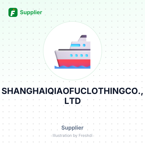 SHANGHAIQIAOFUCLOTHINGCO., LTD – summary card, no photo uploaded yet