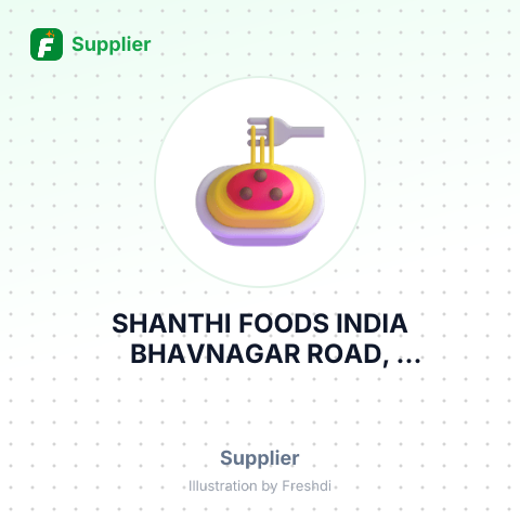 SHANTHI FOODS INDIA BHAVNAGAR ROAD, BHAGYALAXMI IND, ESTATE RAJKOT – summary card, no photo uploaded yet