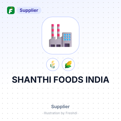 SHANTHI FOODS INDIA – summary card, no photo uploaded yet