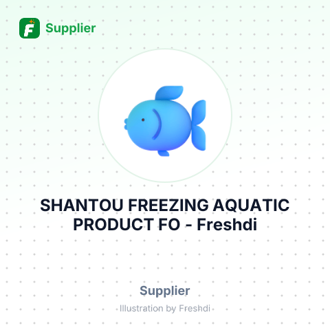 SHANTOU FREEZING AQUATIC PRODUCT FO – summary card, no photo uploaded yet