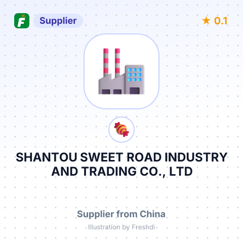 SHANTOU SWEET ROAD INDUSTRY AND TRADING CO., LTD – summary card, no photo uploaded yet