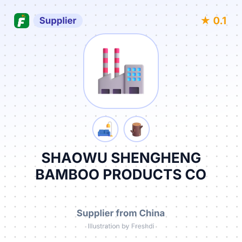 SHAOWU SHENGHENG BAMBOO PRODUCTS CO – summary card, no photo uploaded yet