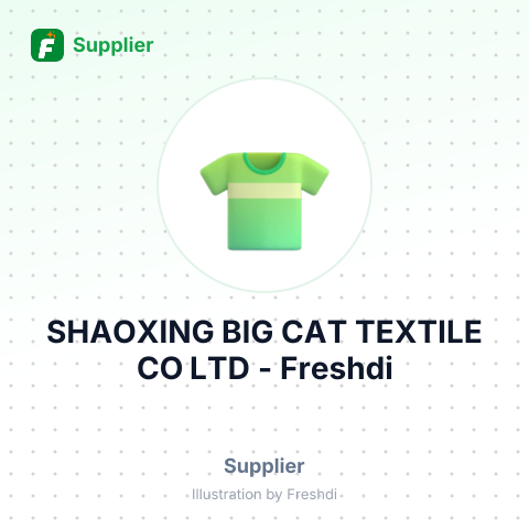 SHAOXING BIG CAT TEXTILE CO LTD – summary card, no photo uploaded yet